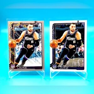 🔥Zach Lavine Topps Card Lot!🔥Grey Holiday Glitter + Topps Insert!